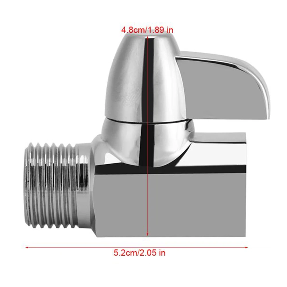 3-Way Brass Shower Arm Adapter G1/2in Shower Diverter Valve For Handheld Shower Head Fixed Shower Head Bathroom Accessories
3-Way Brass Shower Arm Adapter G1/2in Shower Diverter Valve For Handheld Shower Head Fixed Shower Head Bathroom Accessories