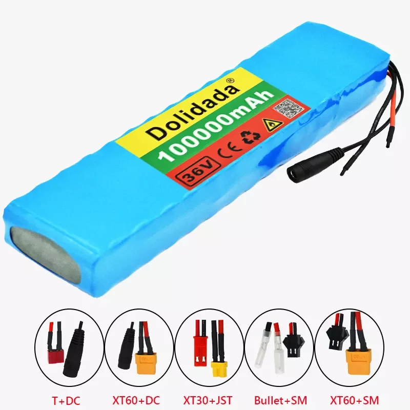 202310S3P 36V 100Ah Battery Ebike Battery Pack 18650 Li-Ion Batteries 350W 500W for High Power Electric Scooter Motorcycle Scoot
202310S3P 36V 100Ah Battery Ebike Battery Pack 18650 Li-Ion Batteries 350W 500W for High Power Electric Scooter Motorcycle Scoot