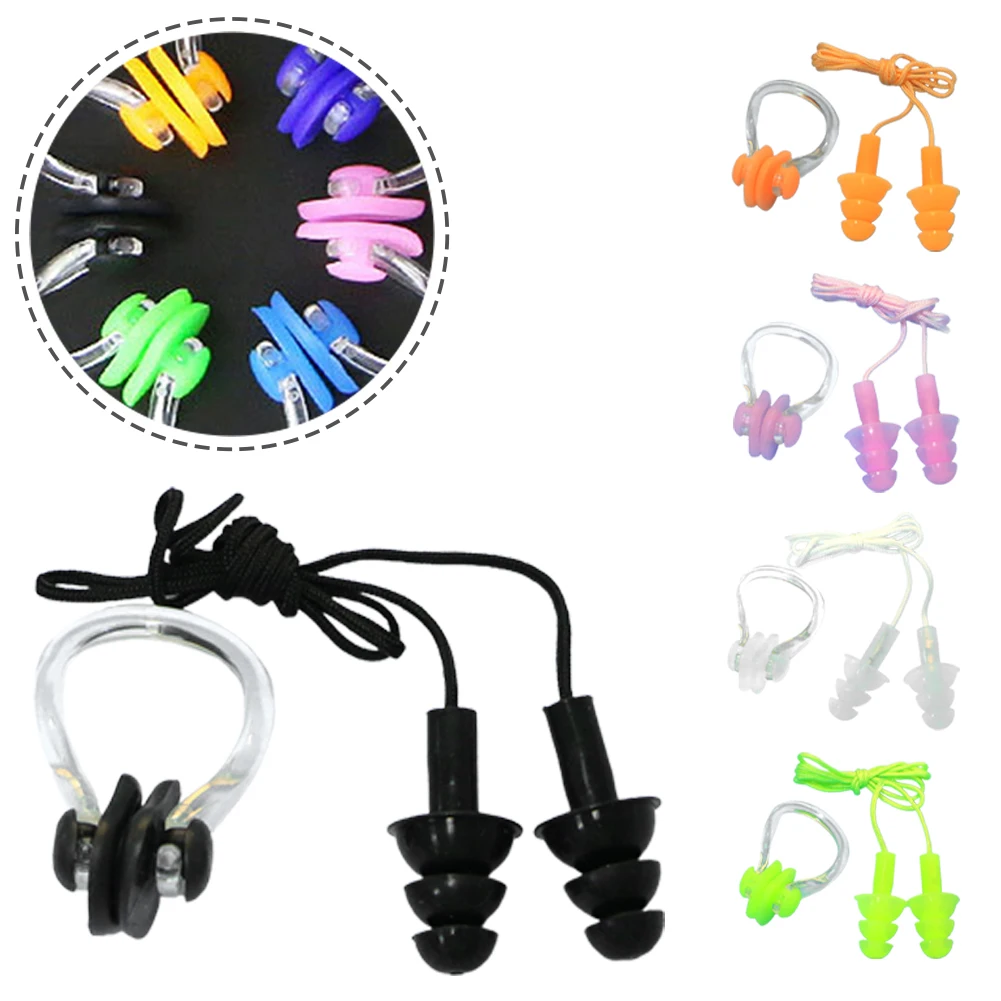 Soft Silicone Ear Plugs Nose Clip Set Case Kid Child Swimming Water Pool Sea Earplugs Made Specially For Kids Under Age 10
Soft Silicone Ear Plugs Nose Clip Set Case Kid Child Swimming Water Pool Sea Earplugs Made Specially For Kids Under Age 10
