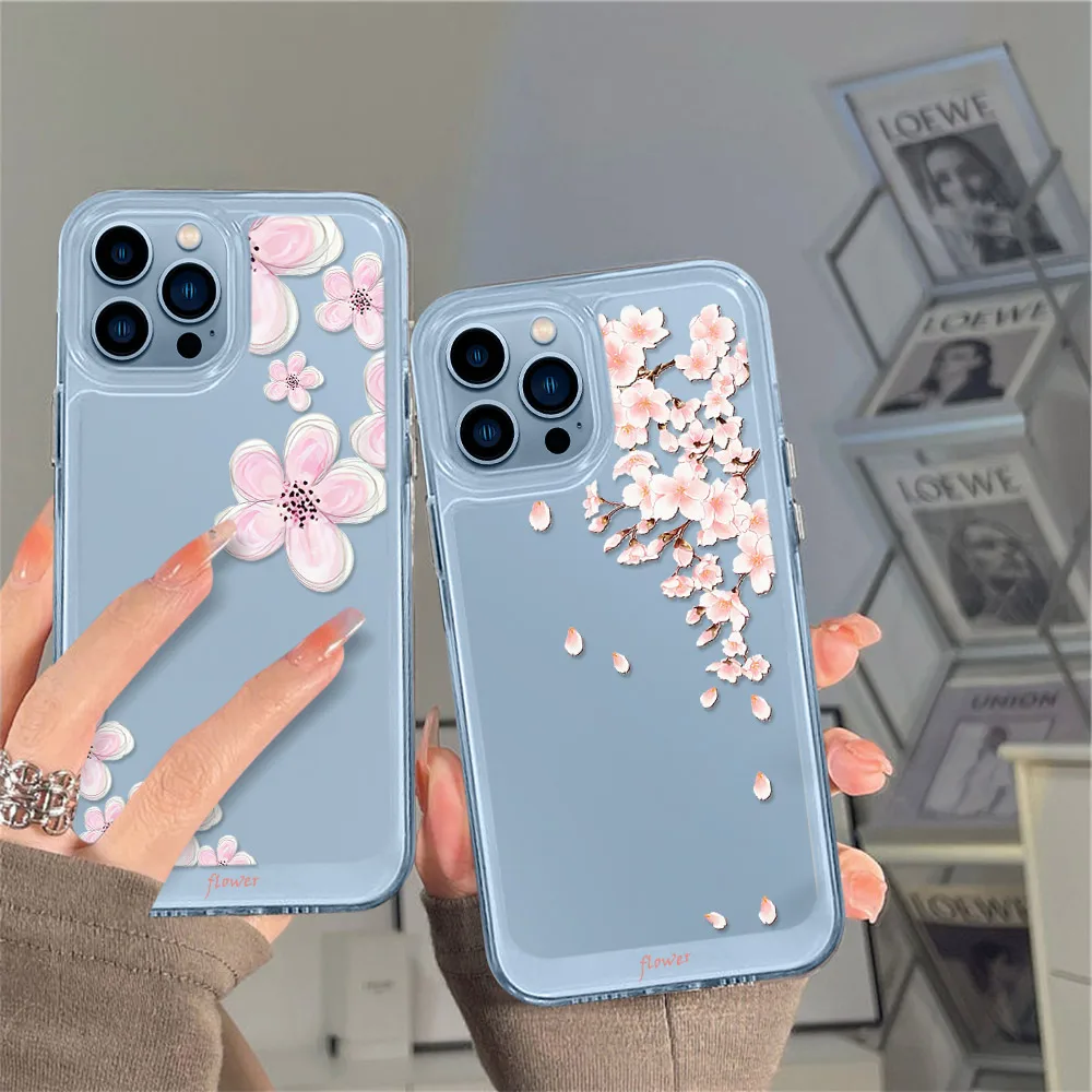 Flower HD Clear Acrylic Phone Case For IPhone 13 12 11 Pro Max XR X XS Fashion Women Girl Shockproof Soft Frame Hard Back Cover
Flower HD Clear Acrylic Phone Case For IPhone 13 12 11 Pro Max XR X XS Fashion Women Girl Shockproof Soft Frame Hard Back Cover