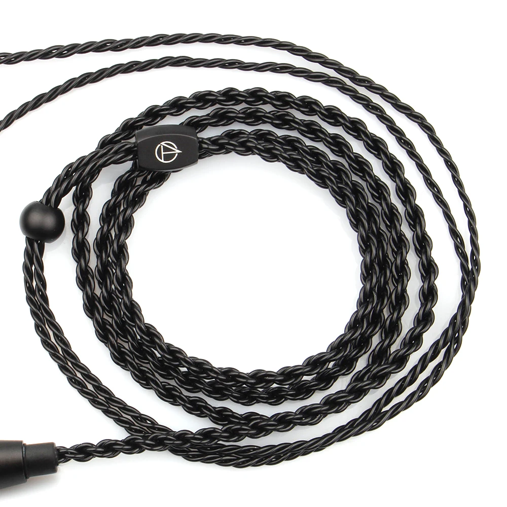 

Модернизированный посеребренный черный кабель TRN A3, 6 ядер, 3,5 мм, 0,75/0,78 мм, 2 контакта, MMCX, обновленный провод для наушников TRN V30/V20/V80/V90