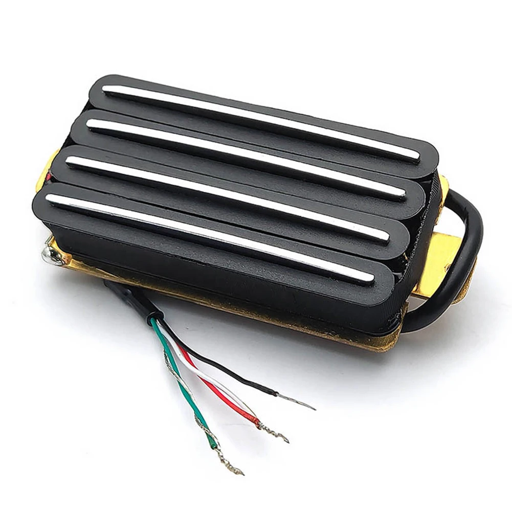 4 Wire Four Coils Pickup 2 Dual Blades Humbucker Pickup For ST TL LP Electric Guitar Bridge Pickup Accessory W/ Connecting Wires
4 Wire Four Coils Pickup 2 Dual Blades Humbucker Pickup For ST TL LP Electric Guitar Bridge Pickup Accessory W/ Connecting Wires