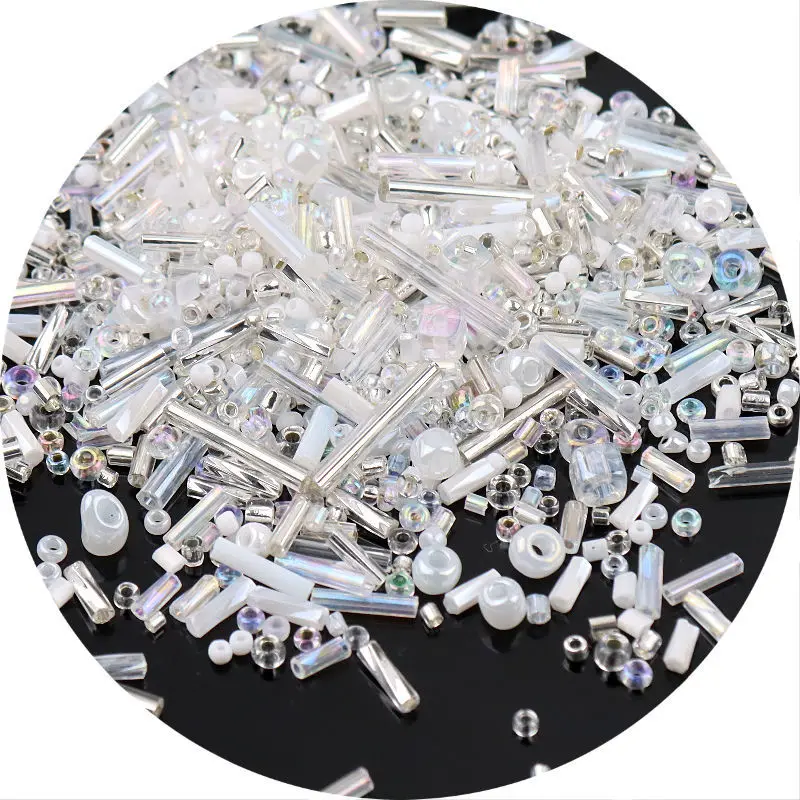 Mixed models mixed color glass rice beads DIY handmade beads material package hair bun jewelry accessories clothing accessories
Mixed models mixed color glass rice beads DIY handmade beads material package hair bun jewelry accessories clothing accessories