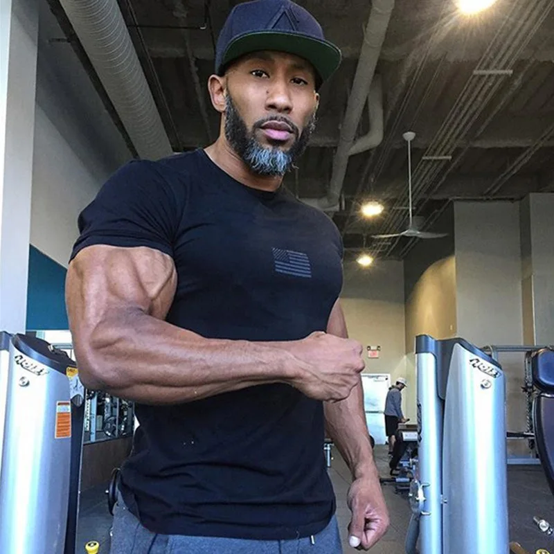 Gym Sports Fitness Stretch Cotton Round Neck Slim Fit Short Sleeve T-Shirt Top Summer outdoor jogging fitness stretch sportswear
Gym Sports Fitness Stretch Cotton Round Neck Slim Fit Short Sleeve T-Shirt Top Summer outdoor jogging fitness stretch sportswear