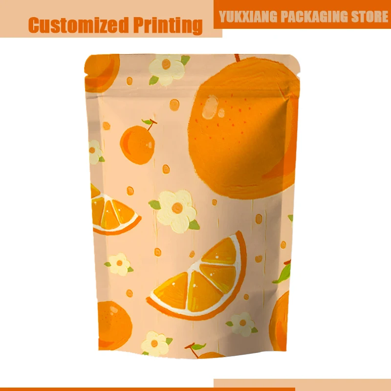 Hot Custom Printed Dried Fruit Snacks White Kraft Self Standing Self-Sealing Packaging Bag Waterproof Sealing Package
Hot Custom Printed Dried Fruit Snacks White Kraft Self Standing Self-Sealing Packaging Bag Waterproof Sealing Package