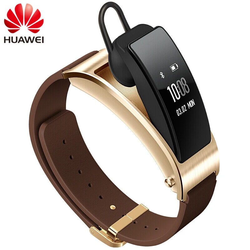 

Huawei TalkBand B3 Talk Band Dial Answer Calls Bluetooth Smart Bracelet 0.7" OLED Screen Wearable Sports Wristbands