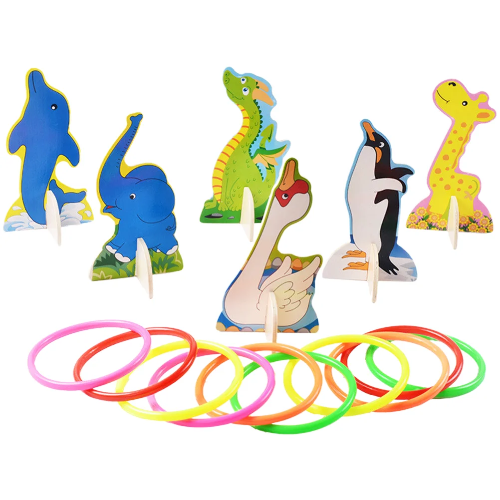1 Set of Ring Toss Game Educational Cartoon Animal Assembly Ring for Students Children Kids
1 Set of Ring Toss Game Educational Cartoon Animal Assembly Ring for Students Children Kids