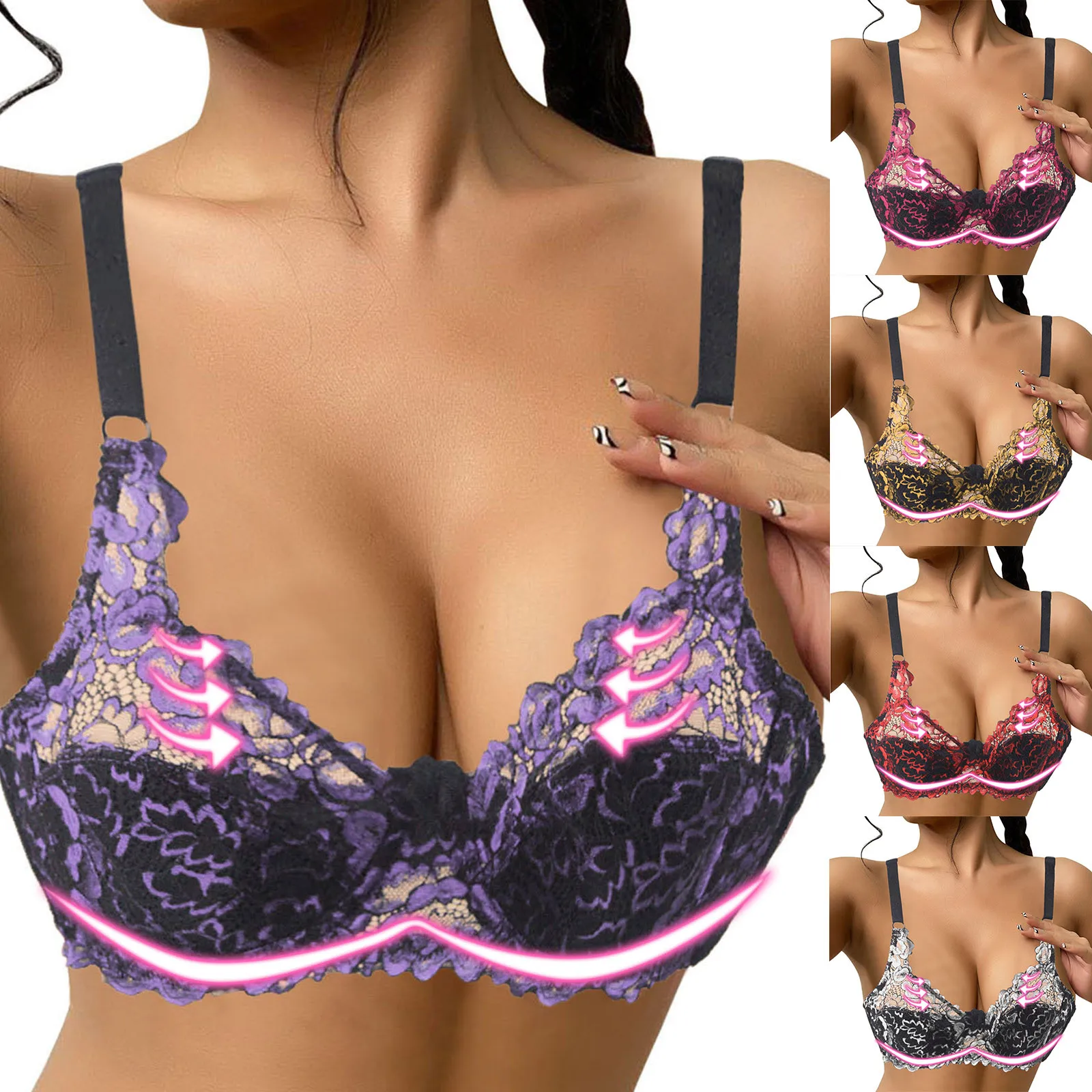 Lace Bras Sexy Lingerie Wireless Bra For Women Comfortable Bralette Underwear Vest Female Hollow Out Seamless Bra Sports Fashion
Lace Bras Sexy Lingerie Wireless Bra For Women Comfortable Bralette Underwear Vest Female Hollow Out Seamless Bra Sports Fashion