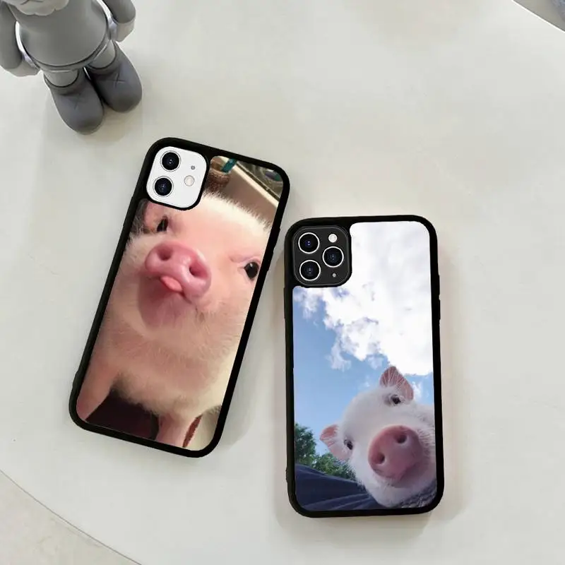 Cute Pig Phone Case Silicone PC+TPU Case for iPhone 11 12 13 Pro Max 8 7 6 Plus X SE XR Hard Fundas
Cute Pig Phone Case Silicone PC+TPU Case for iPhone 11 12 13 Pro Max 8 7 6 Plus X SE XR Hard Fundas
