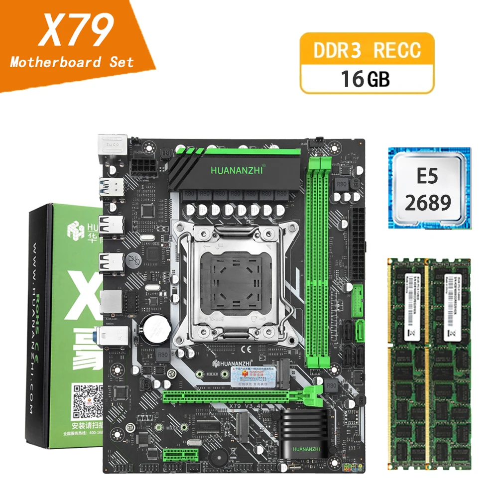 Материнская плата HUANANZHI 6M X79 с процессором Xeon E5 2689, 2x8 Гб памяти, DDR3 ОЗУ, радиатор 1600 МГц
Материнская плата HUANANZHI 6M X79 с процессором Xeon E5 2689, 2x8 Гб памяти, DDR3 ОЗУ, радиатор 1600 МГц