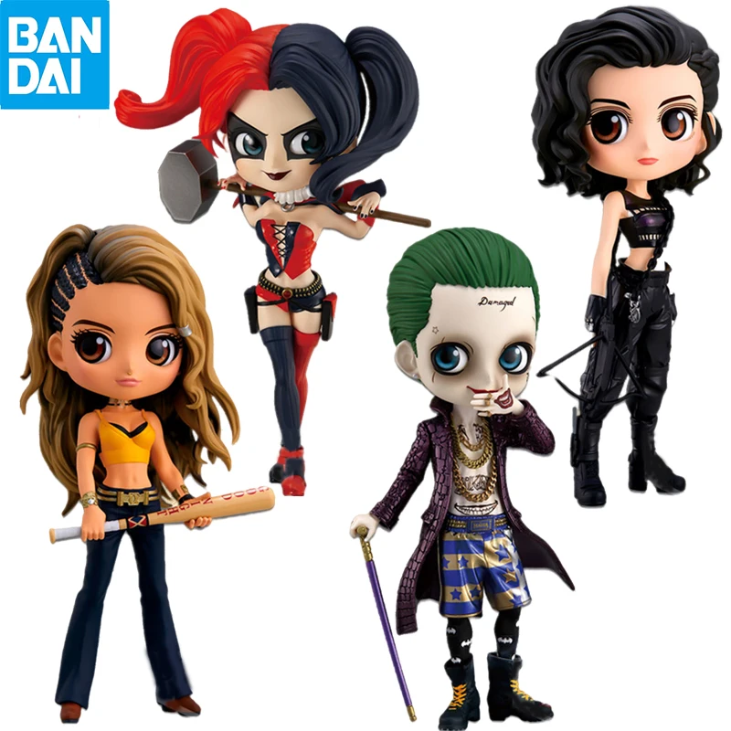 Bandai Qposket Harley Quinn Joker Wonder Woman Catwoman Superwoman Huntress Black Canary Kawaii action Figure Ornaments kids Toy
Bandai Qposket Harley Quinn Joker Wonder Woman Catwoman Superwoman Huntress Black Canary Kawaii action Figure Ornaments kids Toy
