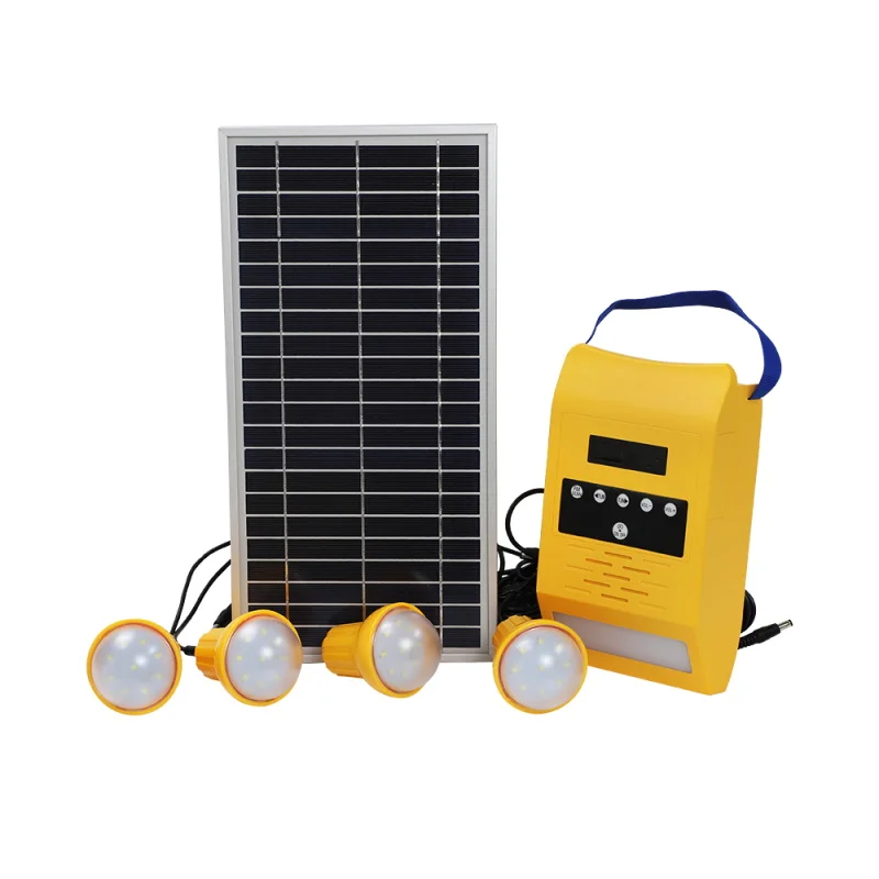 lighting system PS-K034A Solar Lighting Kit with radio for light up 4 rooms
lighting system PS-K034A Solar Lighting Kit with radio for light up 4 rooms