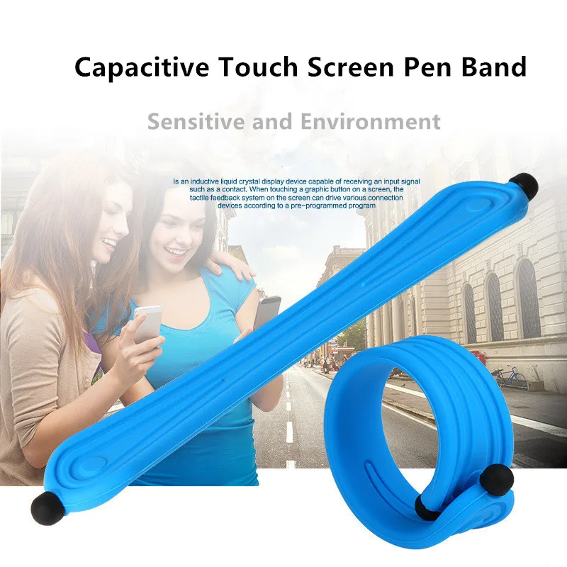 Universal Capacitive Screen Touch Pen for Tablets touch Pens for Samsung silicon band wrist strap Mobile Phone Stylus for iphone
Universal Capacitive Screen Touch Pen for Tablets touch Pens for Samsung silicon band wrist strap Mobile Phone Stylus for iphone