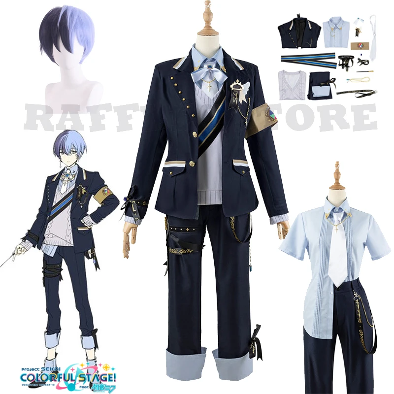 PJSK Project Sekai Colorful Stage Cosplay Aoyagi Toya Costume Wig Toya Anime Game CosSuit Party Singing Stage Unisex Uniforms 
PJSK Project Sekai Colorful Stage Cosplay Aoyagi Toya Costume Wig Toya Anime Game CosSuit Party Singing Stage Unisex Uniforms