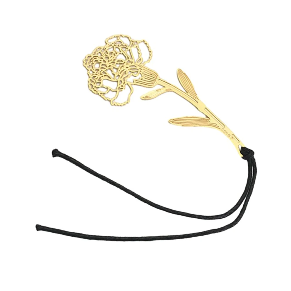 Creative Metal Bookmark Golden Hollow Beautiful Carnation Bookmark Yard, Garden Outdoor Living Home Decoration
Creative Metal Bookmark Golden Hollow Beautiful Carnation Bookmark Yard, Garden Outdoor Living Home Decoration