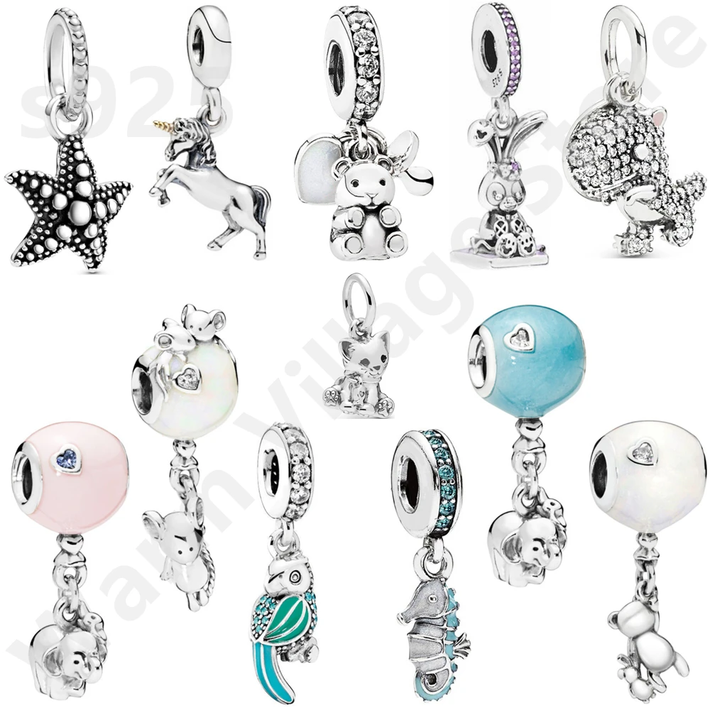 925 sterling silver ladies charm seahorse parrot starfish unicorn animal charm suitable for original charm bracelet jewelry
925 sterling silver ladies charm seahorse parrot starfish unicorn animal charm suitable for original charm bracelet jewelry