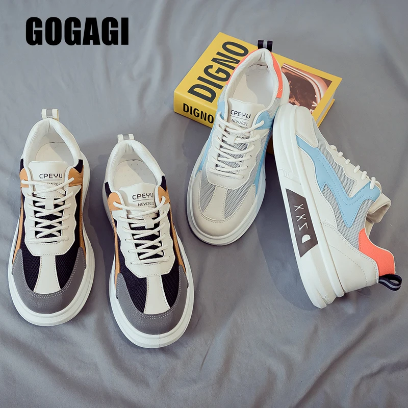 Men's Street Skate Shoes Soft Sole Shoes Colorblock Zapatillas De Deporte Versatile Lace-Up Comfortable Casual Men's Shoes
Men's Street Skate Shoes Soft Sole Shoes Colorblock Zapatillas De Deporte Versatile Lace-Up Comfortable Casual Men's Shoes