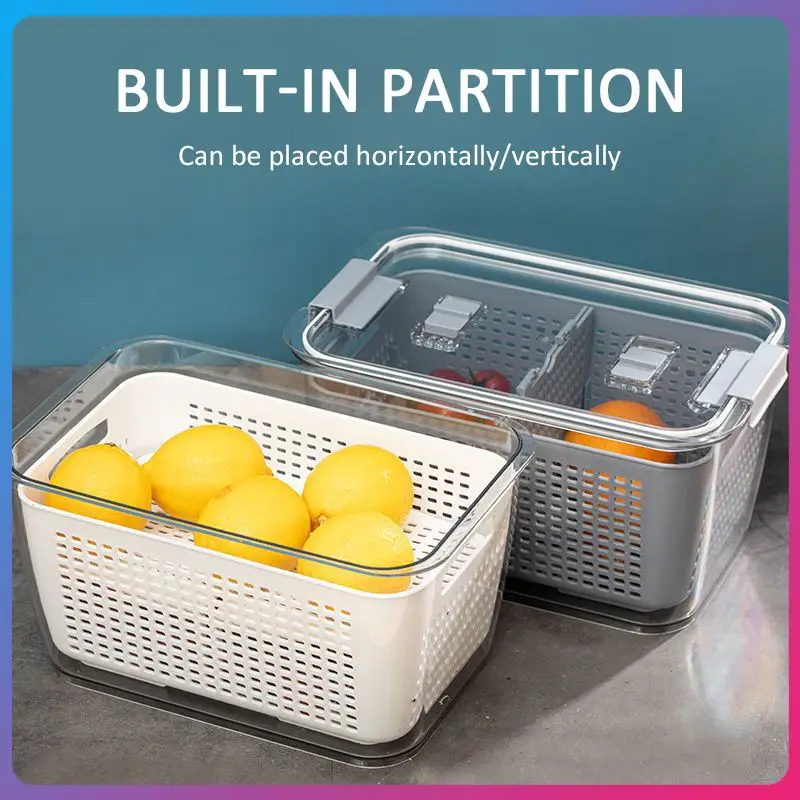 Double Layer Drip Basket Kitchen Strainers Vegetable Basket Plastic Sealed Box Drain Basket Kitchen Gadgets Filter Bowl
Double Layer Drip Basket Kitchen Strainers Vegetable Basket Plastic Sealed Box Drain Basket Kitchen Gadgets Filter Bowl