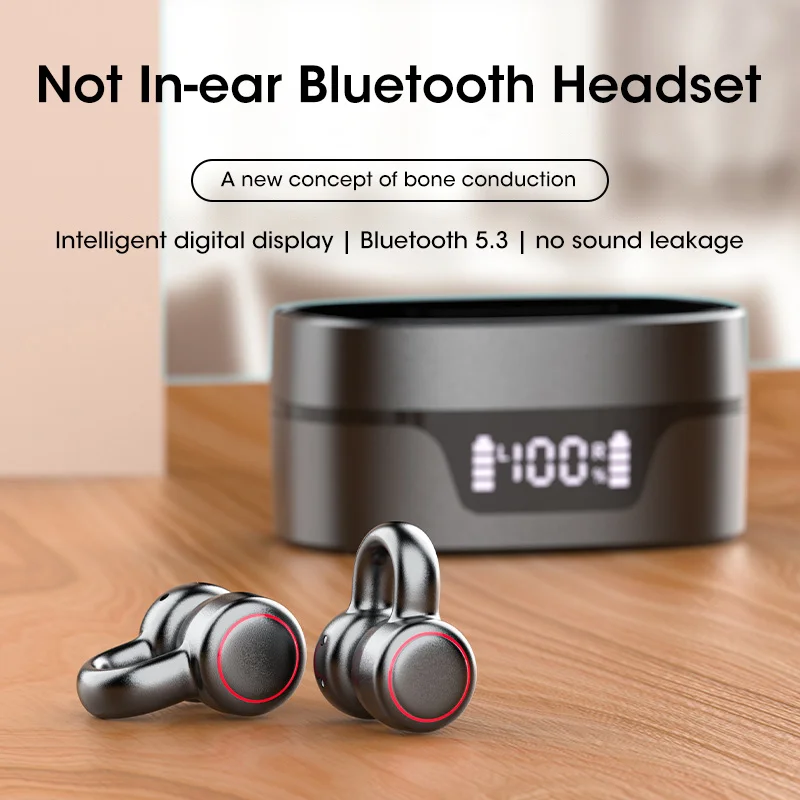 New K24 Wireless Headphones TWS Noise Reduction Wireless Bluetooth 5.3 Call High Sound Quality Bone Conduction Open Headphones
New K24 Wireless Headphones TWS Noise Reduction Wireless Bluetooth 5.3 Call High Sound Quality Bone Conduction Open Headphones