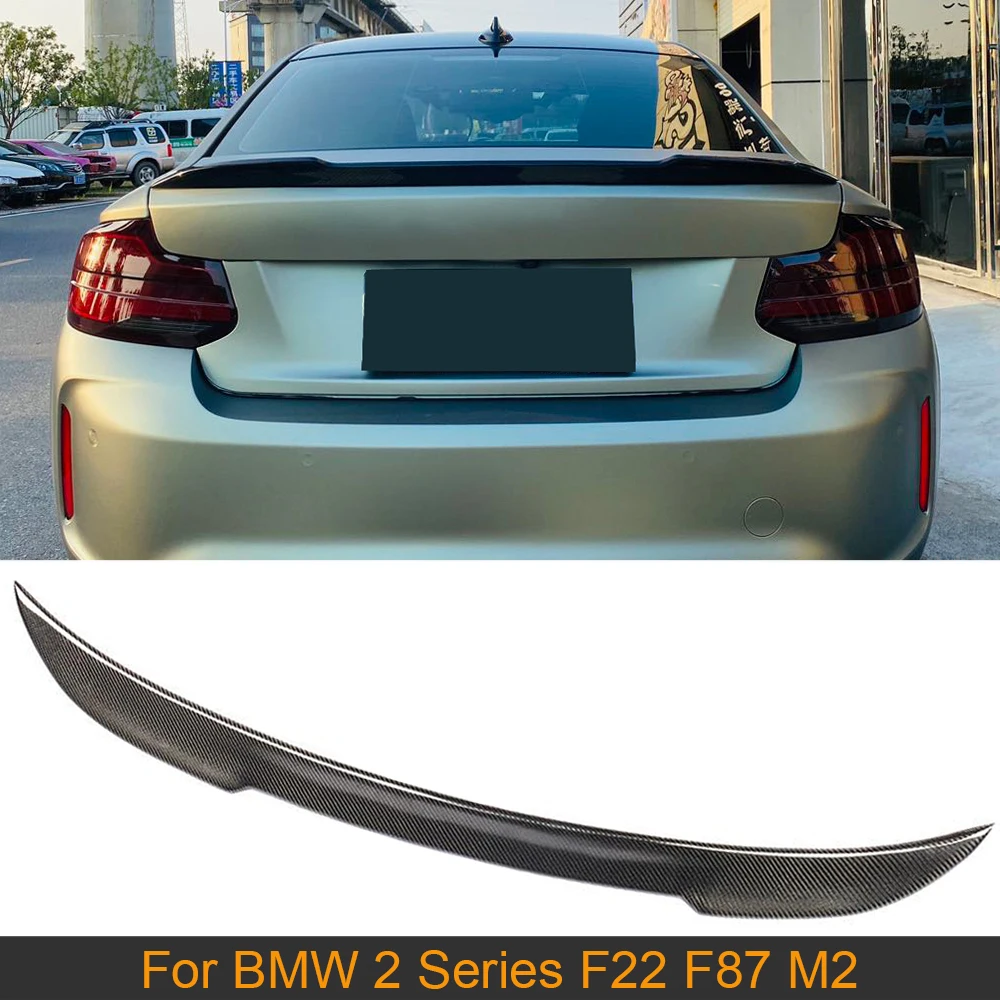 Carbon Fiber Rear Trunk Spoiler Wing For BMW 2 Series F22 F87 M2 Base Sedan M Sport Coupe 2014-2019 Rear Trunk Lip Wing Spoiler
Carbon Fiber Rear Trunk Spoiler Wing For BMW 2 Series F22 F87 M2 Base Sedan M Sport Coupe 2014-2019 Rear Trunk Lip Wing Spoiler