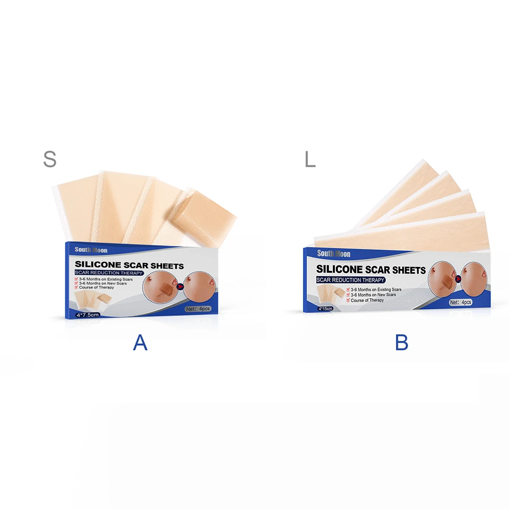 4 Pieces Box Silicone Burning Scar Sheets Self Adhesive Reusable Breathable Tape Universal Repairing Patch Stickers 
4 Pieces Box Silicone Burning Scar Sheets Self Adhesive Reusable Breathable Tape Universal Repairing Patch Stickers