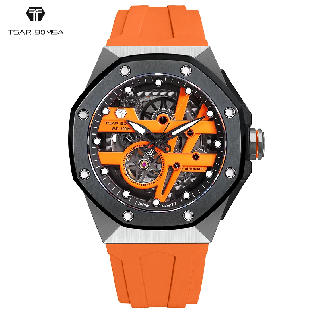 TSAR BOMBA Mens Mechanical Watches 100m Water Resistant Clock Automatic Watch Luxury Wristwatch for Men
TSAR BOMBA Mens Mechanical Watches 100m Water Resistant Clock Automatic Watch Luxury Wristwatch for Men