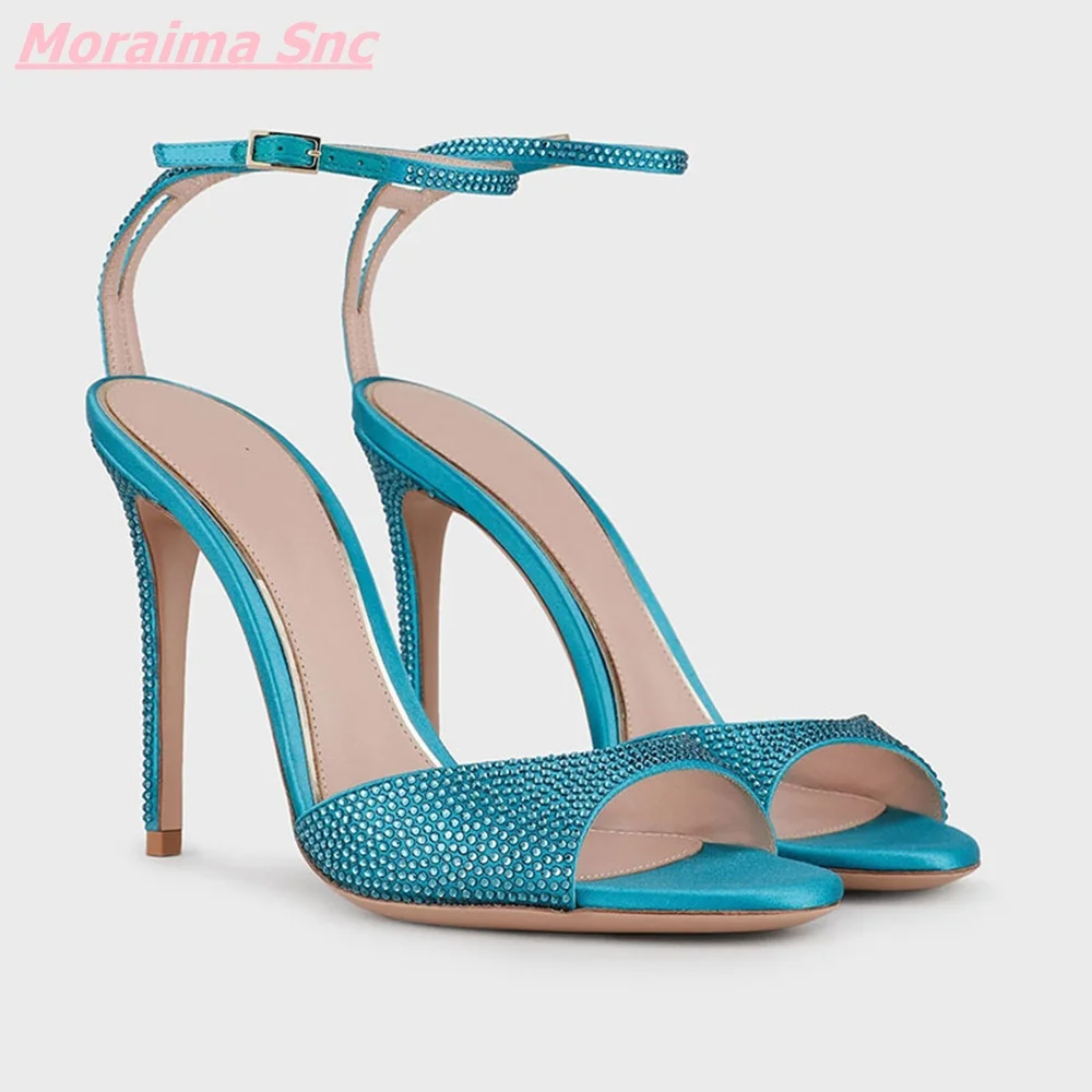 2022 Summer New Sandals Sexy Peep Toe Rhinestone Stiletto Heel Solid Silk Comfortable Casual Women Shoes Buckle Strap Hottest
2022 Summer New Sandals Sexy Peep Toe Rhinestone Stiletto Heel Solid Silk Comfortable Casual Women Shoes Buckle Strap Hottest