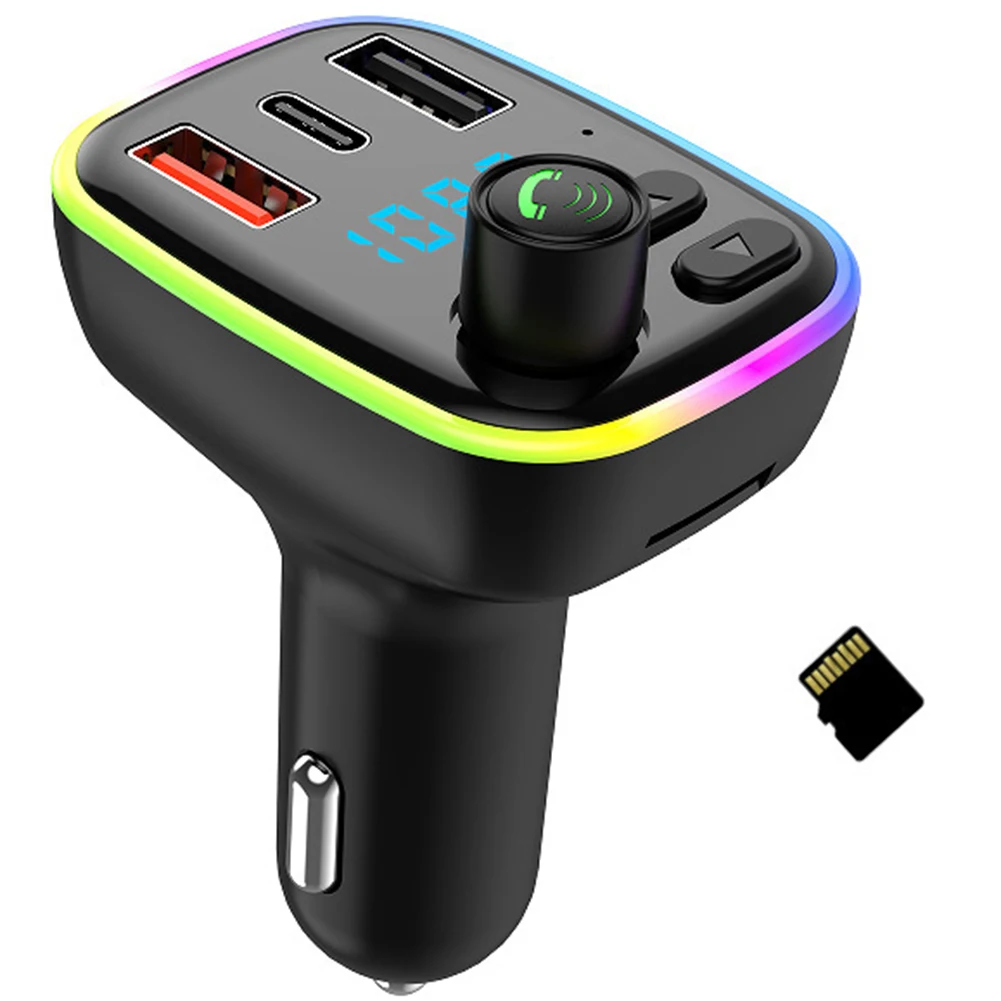Bluetooth 5.0 FM Transmitter 12V-24V 1pcs Brand New High Quality P2 For Main 12V~24V Models Built-in Microphone
Bluetooth 5.0 FM Transmitter 12V-24V 1pcs Brand New High Quality P2 For Main 12V~24V Models Built-in Microphone