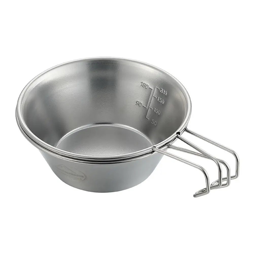 Stainless Steel Outdoor Picnic Cup Lightweight Portable Hiking Pot Coffee Mug Food Bowl Cup Outdoor Camping Tableware Drop ship
Stainless Steel Outdoor Picnic Cup Lightweight Portable Hiking Pot Coffee Mug Food Bowl Cup Outdoor Camping Tableware Drop ship