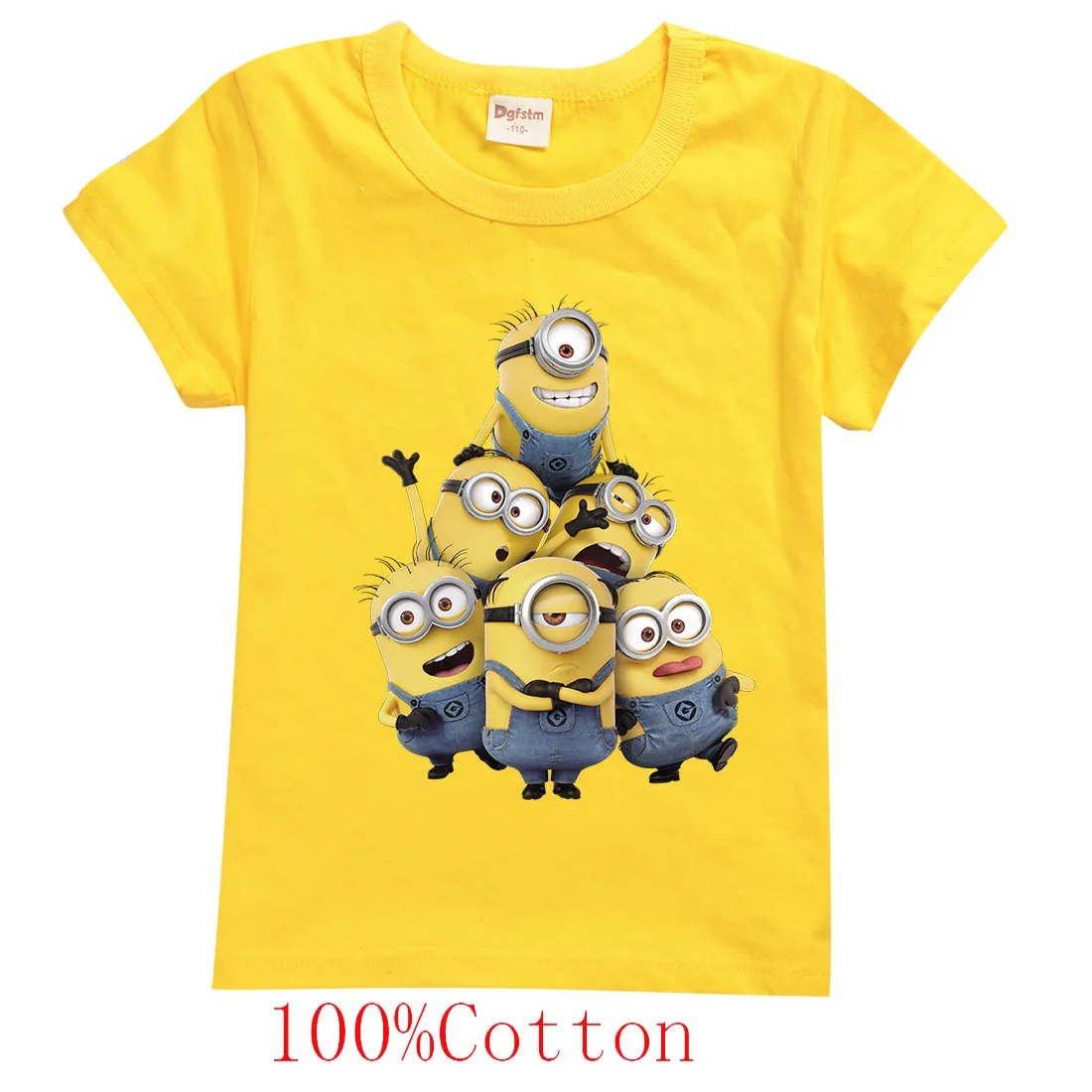3T~15T 3D Minions Despicable Me Children's T Shirt Boys and Girls Kpop Music Short Sleeve Tops Kids Casual Clothes
3T~15T 3D Minions Despicable Me Children's T Shirt Boys and Girls Kpop Music Short Sleeve Tops Kids Casual Clothes