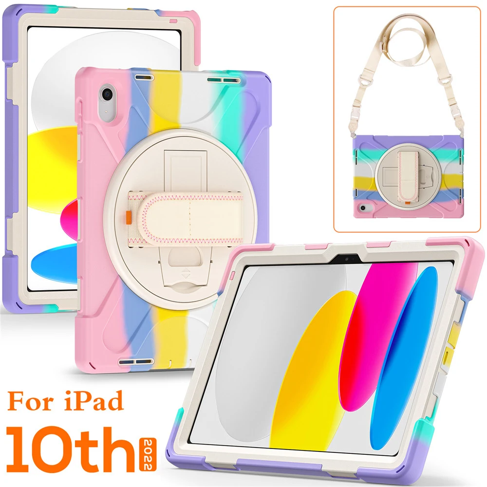 EGYAL для 2022 iPad 10-го поколения Чехол сверхмощный полиуретановый силиконовый чехол с кронштейном для Nwe iPad 10-го поколения 10,9 A2757 A2777 A2696
EGYAL для 2022 iPad 10-го поколения Чехол сверхмощный полиуретановый силиконовый чехол с кронштейном для Nwe iPad 10-го поколения 10,9 A2757 A2777 A2696