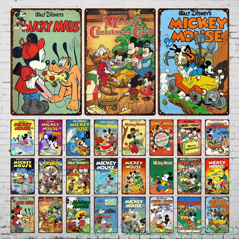 Disney Cartoon Metal Print Plates Mickey Mouse Anime Mickey Metal Wall Decor Plaque Metal Tin Sign Poster Man Cave Pub Bar Sign
Disney Cartoon Metal Print Plates Mickey Mouse Anime Mickey Metal Wall Decor Plaque Metal Tin Sign Poster Man Cave Pub Bar Sign