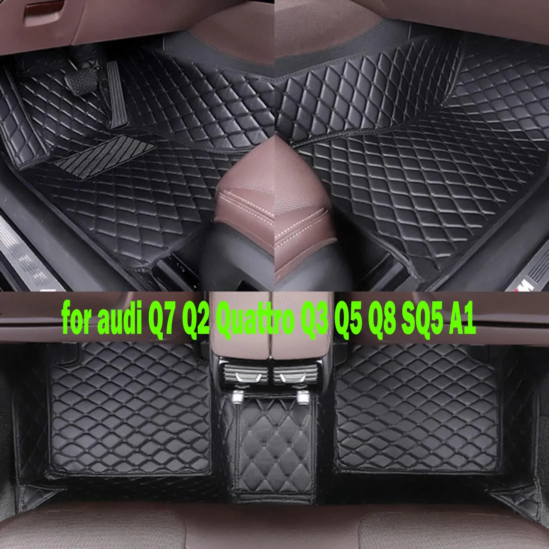 

Высококачественные кожаные автомобильные коврики CRLCRT для audi Q7 Q2 Quattro Q3 Q5 Q8 SQ5 A1 A2 A3 A4 A5 A6 A7 A8, автомобильные аксессуары, коврик