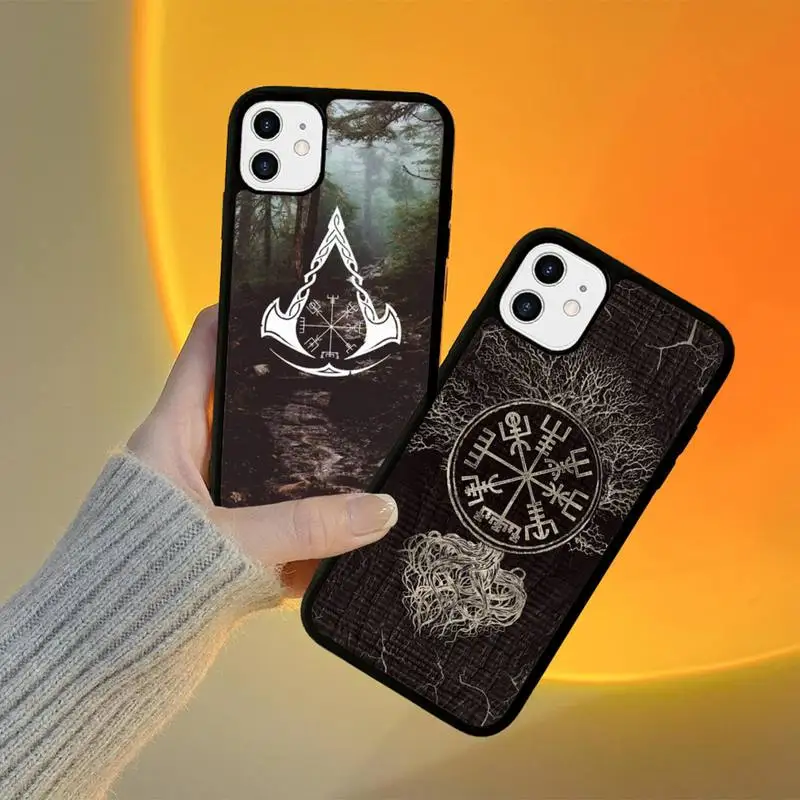 Viking Vegvisir Odin Nordic Phone Case Silicone PC+TPU Case for iPhone 11 12 13 Pro Max 8 7 6 Plus X SE XR Hard Fundas
Viking Vegvisir Odin Nordic Phone Case Silicone PC+TPU Case for iPhone 11 12 13 Pro Max 8 7 6 Plus X SE XR Hard Fundas