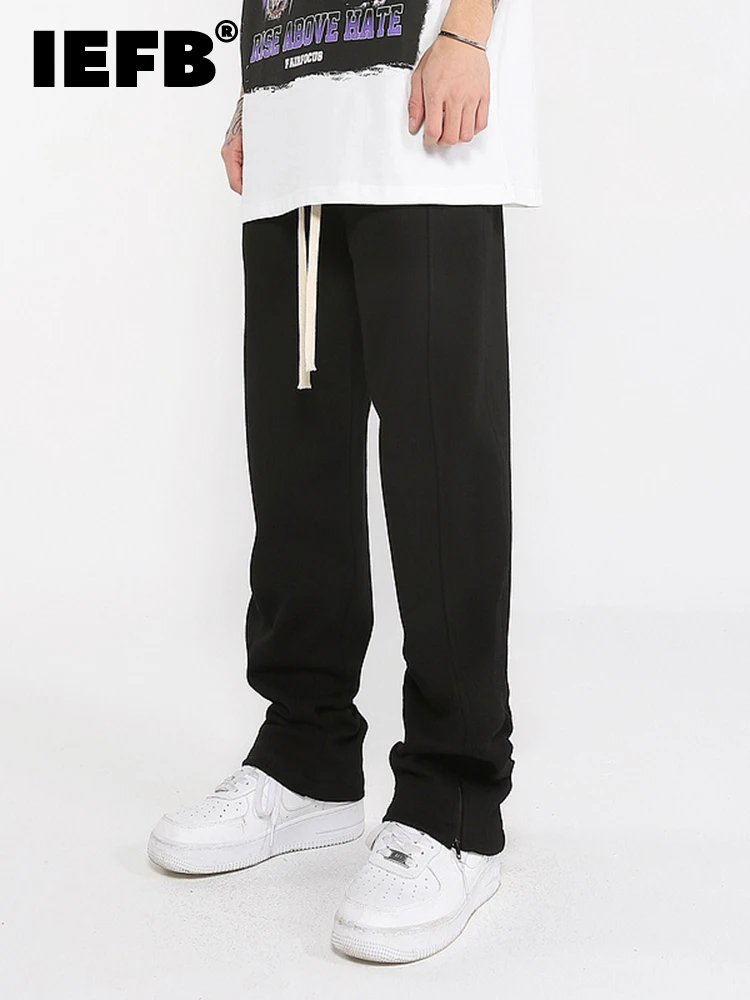 IEFB Men's High Street Leg Zipper Sports Casual Trousers 2022 New Drawstring Elastic Waist Sweatpants Spring Long Pants 9A1072
IEFB Men's High Street Leg Zipper Sports Casual Trousers 2022 New Drawstring Elastic Waist Sweatpants Spring Long Pants 9A1072