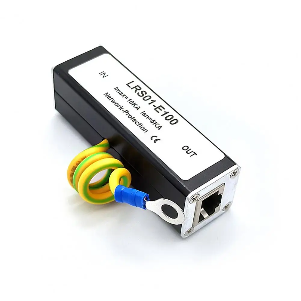 Surge Arrester Anti-interference Quick Response Compact Network RJ45 Safe Protective Device for Monitoring Equipment | Компьютеры и