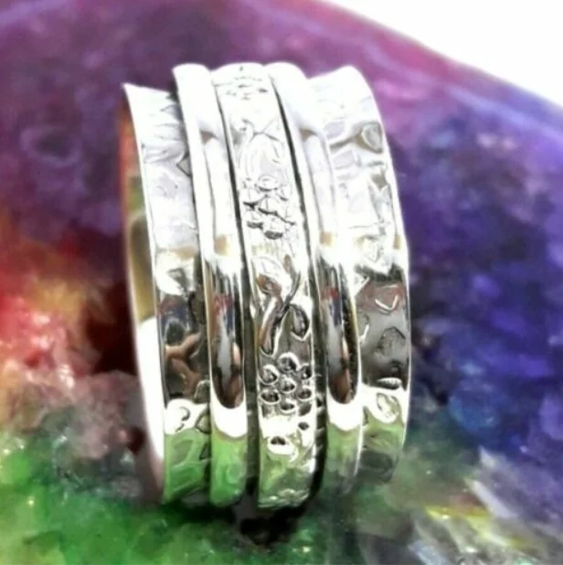 ANGLANG Luxury Fashion Women&men Ring Handmade Extra Wide Meditation Statement Ring Fine Jewelry Ring Wedding Party Band Ring
ANGLANG Luxury Fashion Women&men Ring Handmade Extra Wide Meditation Statement Ring Fine Jewelry Ring Wedding Party Band Ring