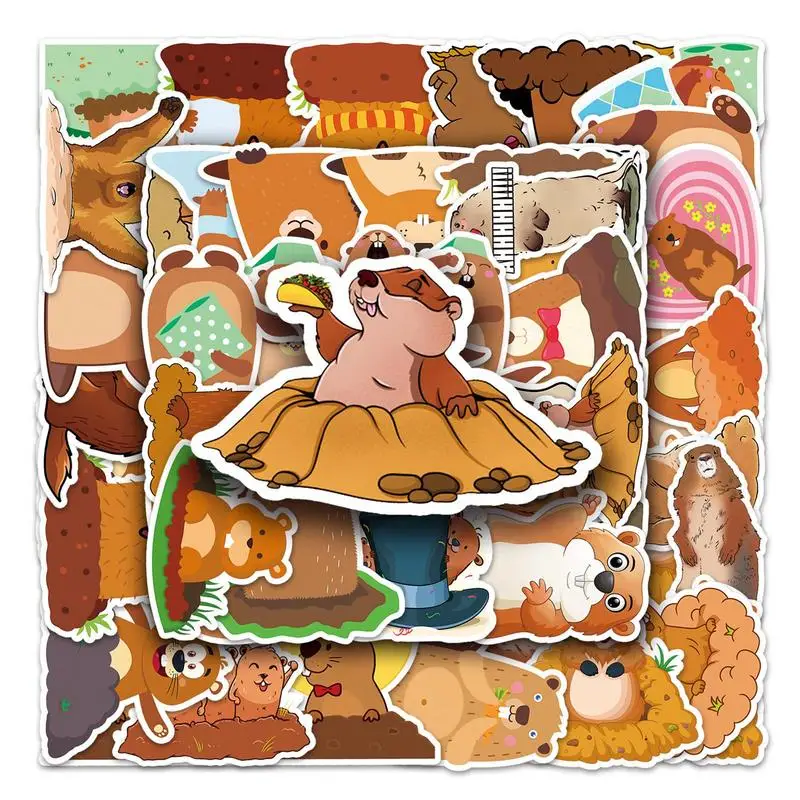 Groundhog Stickers Cartoon Laptop Bike Water Bottle Skates Notebook Planner Skateboard KidsLuggage Kids Toys Gadgets 50Pcs 
Groundhog Stickers Cartoon Laptop Bike Water Bottle Skates Notebook Planner Skateboard KidsLuggage Kids Toys Gadgets 50Pcs