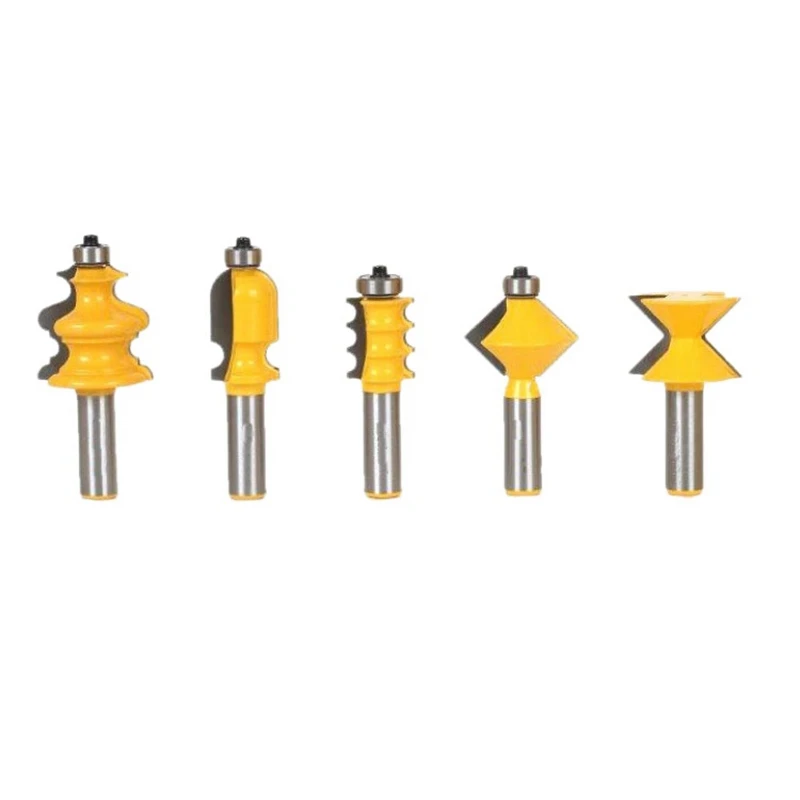 5Pcs 1/2Inch Shank Closet Door Top Router Bits Set Wood Carving Carbide Alloy Graver Convex Milling Bits
5Pcs 1/2Inch Shank Closet Door Top Router Bits Set Wood Carving Carbide Alloy Graver Convex Milling Bits