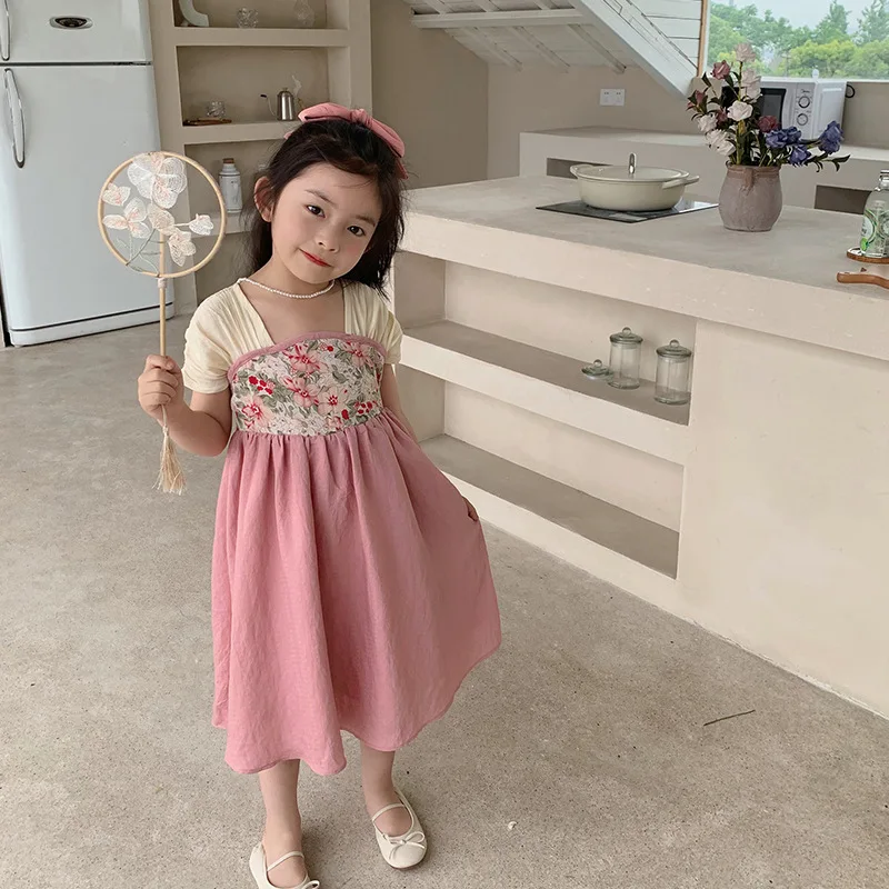 Girls' Han dress summer new children's Chinese style Ru skirt little girls' Antique dress 11-102
Girls' Han dress summer new children's Chinese style Ru skirt little girls' Antique dress 11-102