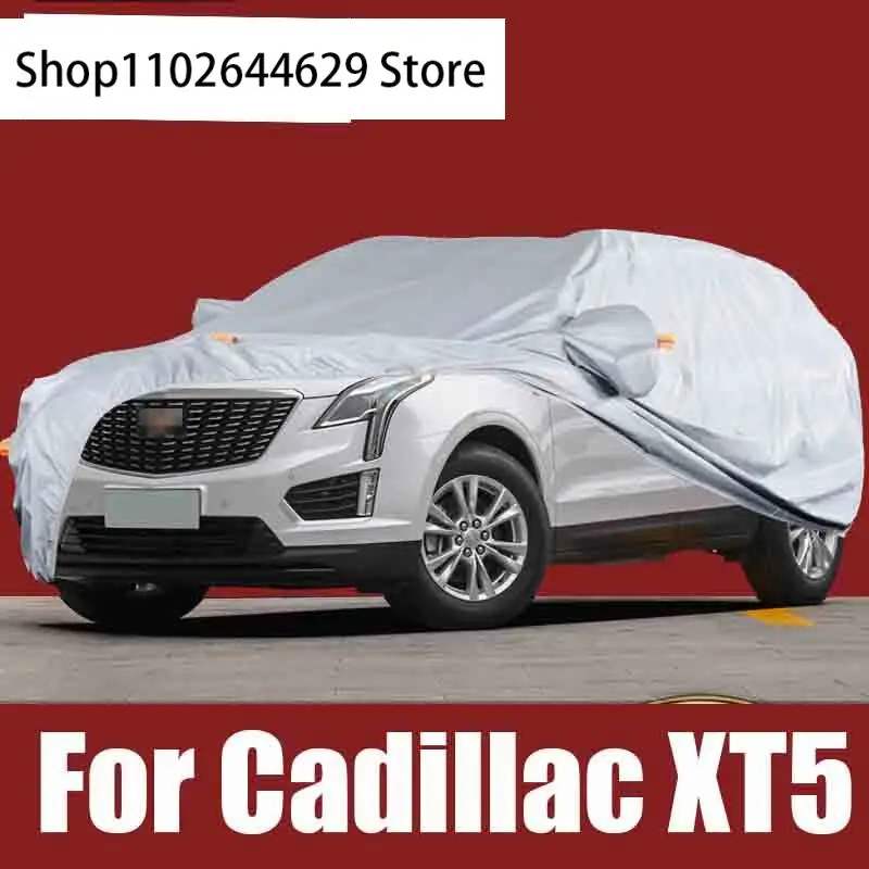 

Car Sunshade Cover Exterior Peotector Outdoor Covers For Cadillac XT5 Waterproof Oxford Cloth Anti Uv Accessories