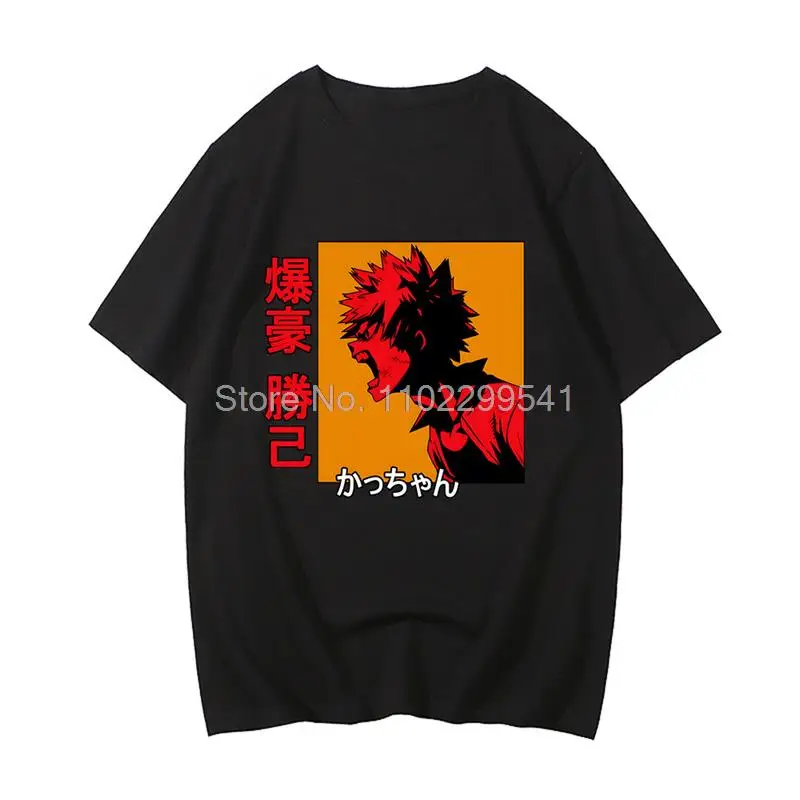My Hero Academia T-shirt Katsuki Bakugou Bakugo Tshirt Japanese Streetwear Anime Graphic Printing Tee Cotton T shirt
My Hero Academia T-shirt Katsuki Bakugou Bakugo Tshirt Japanese Streetwear Anime Graphic Printing Tee Cotton T shirt