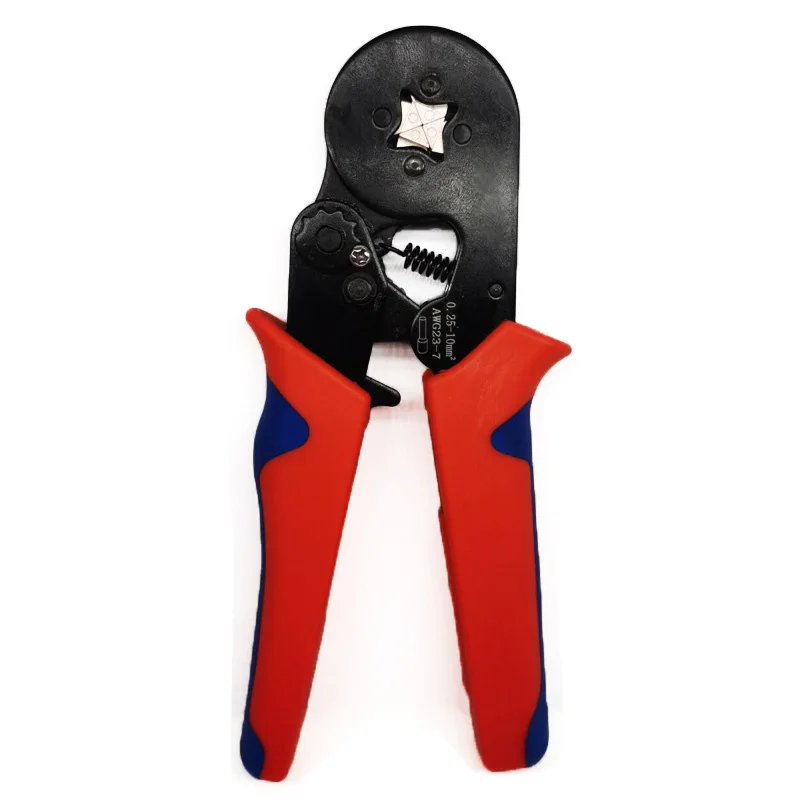 HSC8 6-4A ferrule Crimping Pliers 0.25-10MM² wire crimper tool Wire Stripper Hand Ferrule Crimp set Plier
HSC8 6-4A ferrule Crimping Pliers 0.25-10MM² wire crimper tool Wire Stripper Hand Ferrule Crimp set Plier
