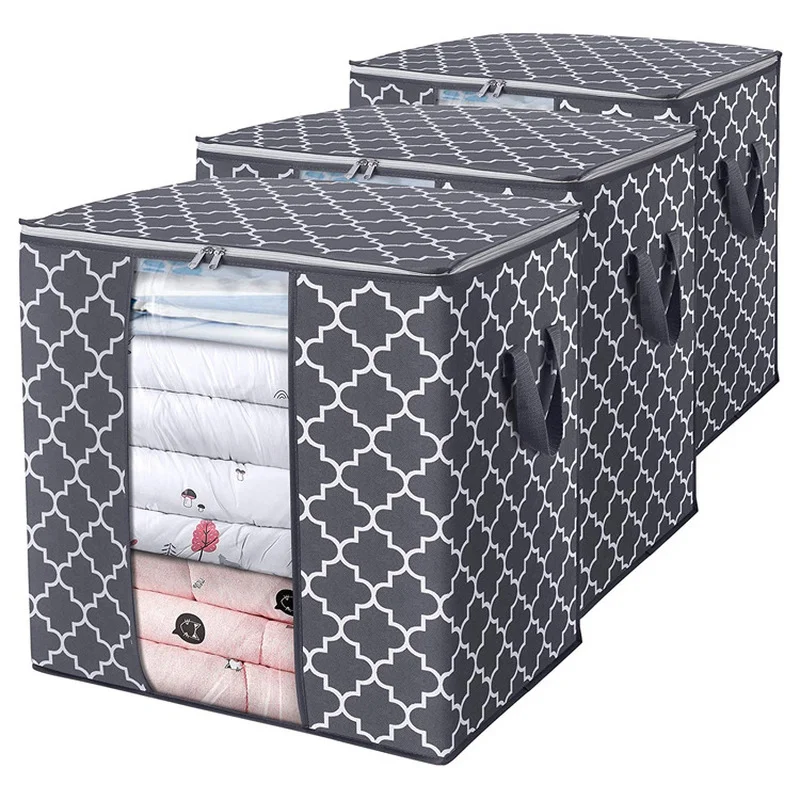 Foldable Storage Box Portable Clothes Organizer Tidy Pouch Suitcase Non-woven Home Storage Box Quilt Storage Container Bag Box
Foldable Storage Box Portable Clothes Organizer Tidy Pouch Suitcase Non-woven Home Storage Box Quilt Storage Container Bag Box