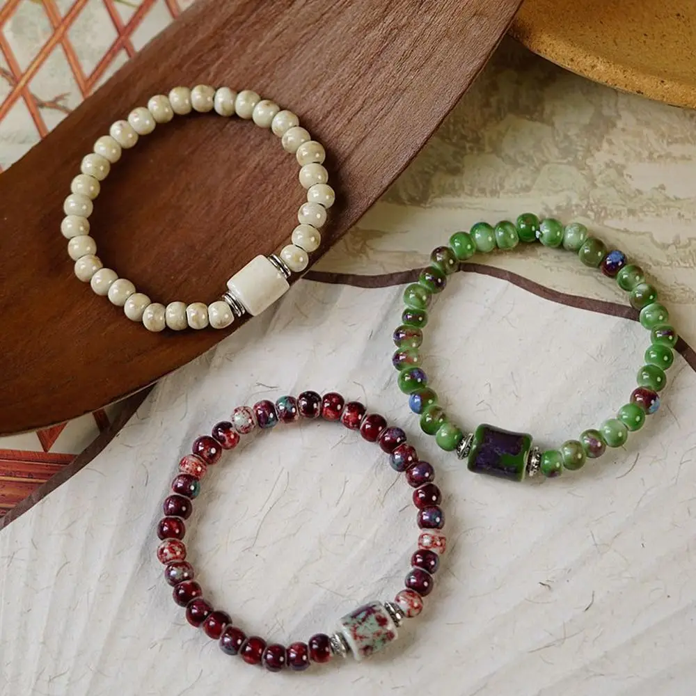 New Chinese Style Jade Bracelet Women's Ancient Style Ceramic Bracelets Retro Emerald Hand Rope Girlfriends Jewelry
New Chinese Style Jade Bracelet Women's Ancient Style Ceramic Bracelets Retro Emerald Hand Rope Girlfriends Jewelry