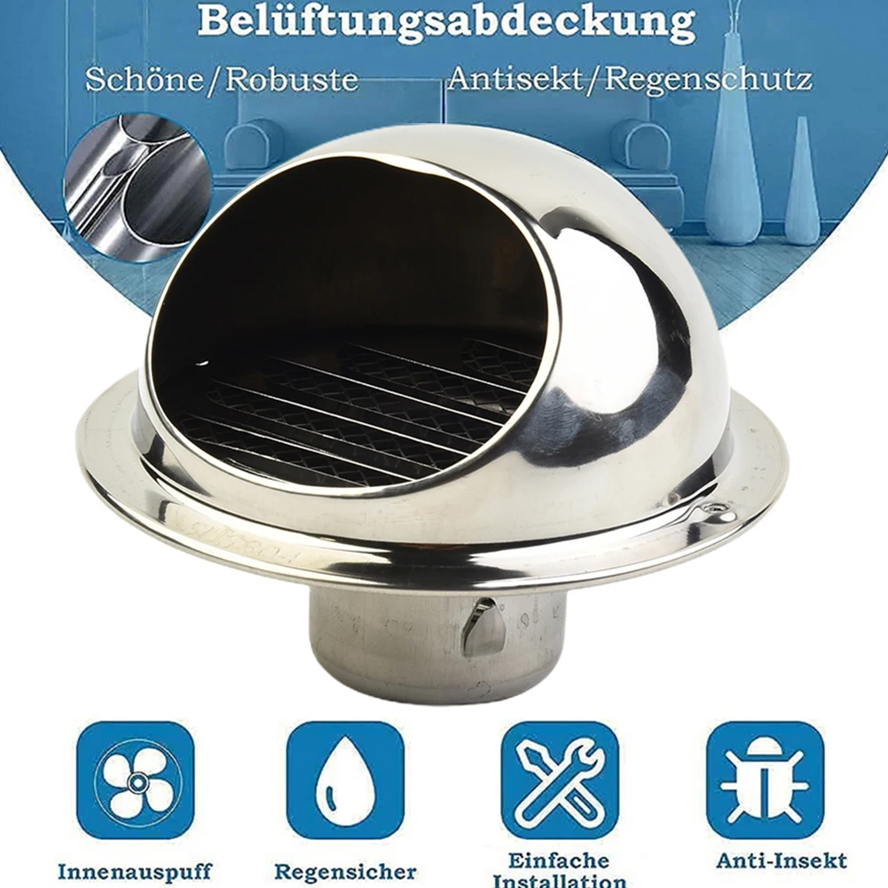 70mm Stainless Steel Wall Ceiling Air Vent Ducting Ventilation Exhaust Grille Cover Outlet Heating Cooling Vents Cap Bathroom
70mm Stainless Steel Wall Ceiling Air Vent Ducting Ventilation Exhaust Grille Cover Outlet Heating Cooling Vents Cap Bathroom