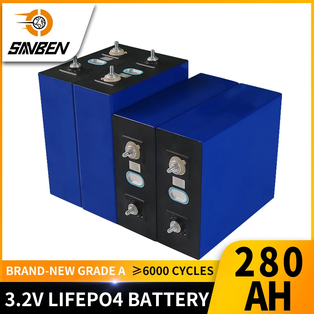 Brand New Rechargeable LiFePO4 battery3.2V 280Ah 3C Lithium iron phosphate battery for 4S 12V 24V Golf Cart Yacht solar RV
Brand New Rechargeable LiFePO4 battery3.2V 280Ah 3C Lithium iron phosphate battery for 4S 12V 24V Golf Cart Yacht solar RV