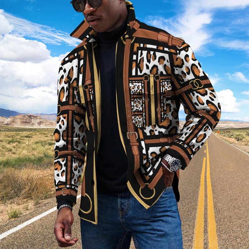 2022 European and American Autumn Men's Customized Vintage Pattern Casual Jacket, Crew Neck M-3XL Men's Casual Jacket
2022 European and American Autumn Men's Customized Vintage Pattern Casual Jacket, Crew Neck M-3XL Men's Casual Jacket