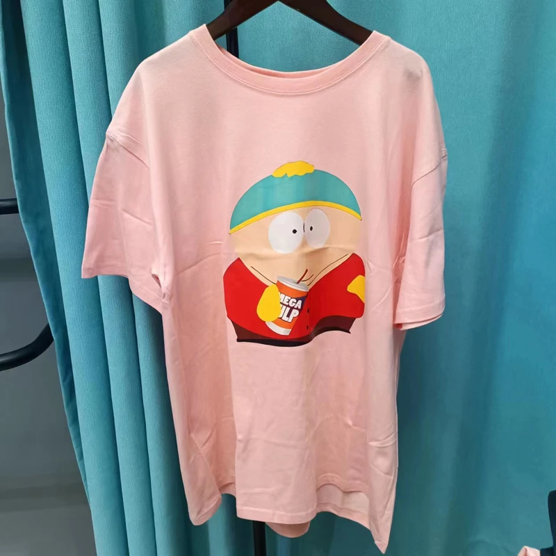 Pink South on Timmy Park T-shirt Couple Cartoon Print Short Sleeve Casual Fashion Top Tee
Pink South on Timmy Park T-shirt Couple Cartoon Print Short Sleeve Casual Fashion Top Tee