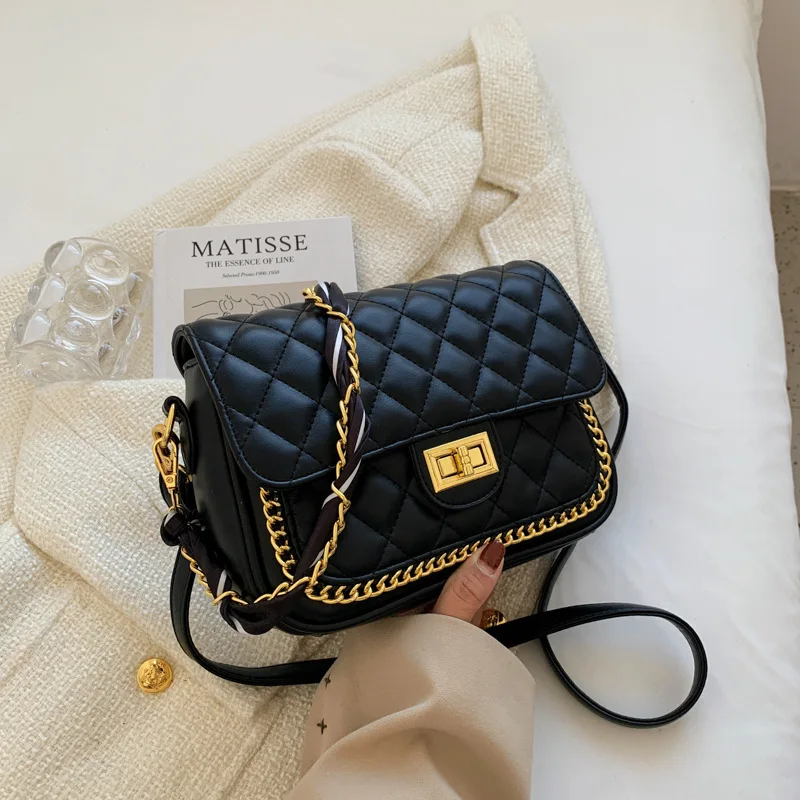 High Quality Rhombic Chain Bag Women's Bag New Trendy Fashion Brand Shoulder Bag Texture All-match Messenger Small Square Bag
High Quality Rhombic Chain Bag Women's Bag New Trendy Fashion Brand Shoulder Bag Texture All-match Messenger Small Square Bag